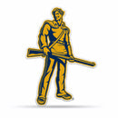 NCAA West Virginia Mountaineers Classic Mascot Shape Cut Pennant - Home and Living Room Décor - Soft Felt EZ to Hang By Rico Industries