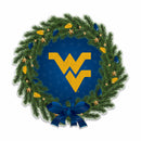 West Virginia University Holiday Wreath Shape Cut Pennant