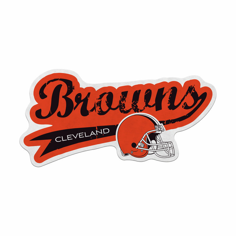 Cleveland Browns Shape Cut Pennant - Distressed Design