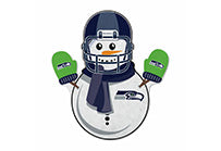 Seahawks Snowman Shape Cut Pennant