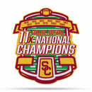 NCAA Southern California Trojans Multi Time Championship Shape Cut Pennant - Home and Living Room Décor - Soft Felt EZ to Hang By Rico Industries