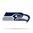 NFL Seattle Seahawks Classic Team Logo Shape Cut Pennant - Home and Living Room Décor - Soft Felt EZ to Hang By Rico Industries