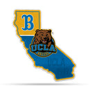 NCAA California-Los Angeles Bruins Classic State Shape Cut Pennant - Home and Living Room Décor - Soft Felt EZ to Hang By Rico Industries