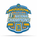 NCAA California-Los Angeles Bruins Multi Time Championship Shape Cut Pennant - Home and Living Room Décor - Soft Felt EZ to Hang By Rico Industries