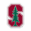 Stanford Shape Cut Primary Logo Pennant With Header Card