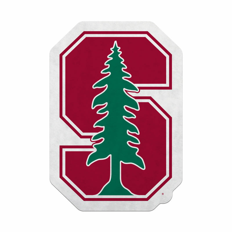 Stanford Shape Cut Primary Logo Pennant With Header Card