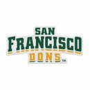 San Francisco Dons Felt Shape Cut Pennant - Primary Logo