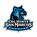 Cal State San Marcos Cougars Felt Shape Cut Pennant - Primary Logo