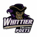 Whittier Poets Felt Shape Cut Pennant - Primary Logo