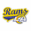 Rams Shape Cut Logo With Header Card - Distressed Design