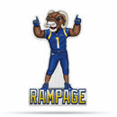 NFL Los Angeles Rams Classic Mascot Shape Cut Pennant - Home and Living Room Décor - Soft Felt EZ to Hang By Rico Industries