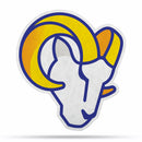 LA Rams Secondary "Rams Head" Shape Cut Carded Pennant