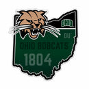 Ohio University 18" State Shape Cut Pennant