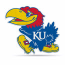 NCAA Kansas Jayhawks Classic Team Logo Shape Cut Pennant - Home and Living Room Décor - Soft Felt EZ to Hang By Rico Industries