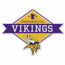 Vikings Shape Cut Logo With Header Card - Diamond Design