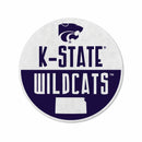 Kansas State University Shape Cut Logo With Header Card - Classic Design