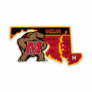 Maryland University 18" State Shape Cut Pennant