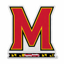 Maryland University Shape Cut Primary Logo Pennant With Header Card