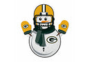 Packers Snowman Shape Cut Pennant
