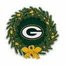 Packers Holiday Wreath Shape Cut Pennant