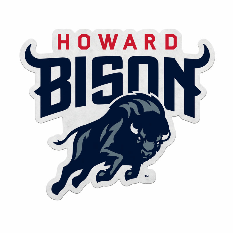 Howard University Shape Cut Primary Logo Pennant With Header Card