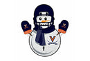 Virginia University Snowman Shape Cut Pennant