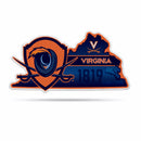 NCAA Virginia Cavaliers Classic State Shape Cut Pennant - Home and Living Room Décor - Soft Felt EZ to Hang By Rico Industries
