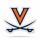 NCAA Virginia Cavaliers Classic Team Logo Shape Cut Pennant - Home and Living Room Décor - Soft Felt EZ to Hang By Rico Industries