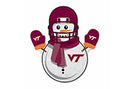 Virginia Tech Snowman Shape Cut Pennant