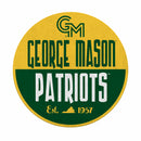 George Mason Patriots Circle Design Classic Shape Cut Felt Pennant
