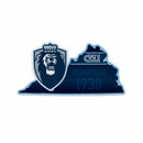 Old Dominion Monarchs State Shape Design Shape Cut Felt Pennant