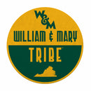 William & Mary Tribe Classic Design Round Shape Cut Pennant with Header Card