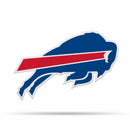 NFL Buffalo Bills Classic Team Logo Shape Cut Pennant - Home and Living Room Décor - Soft Felt EZ to Hang By Rico Industries