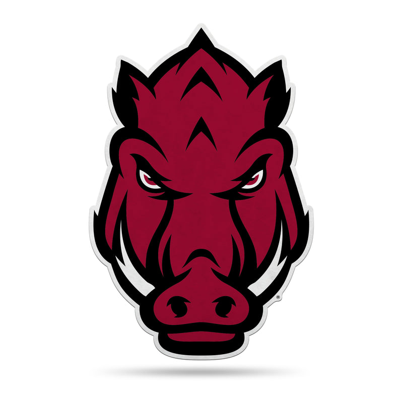 NCAA Arkansas Razorbacks Classic Mascot Shape Cut Pennant - Home and Living Room Décor - Soft Felt EZ to Hang By Rico Industries