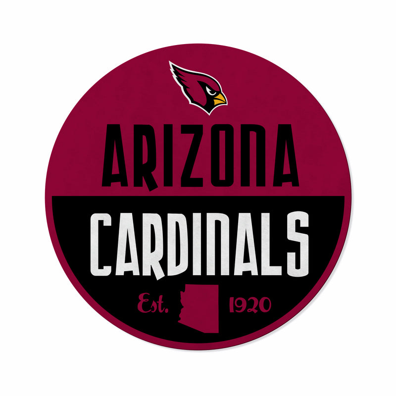 Cardinals - Az Shape Cut Logo With Header Card - Classic Design