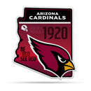 NFL Arizona Cardinals Classic State Shape Cut Pennant - Home and Living Room Décor - Soft Felt EZ to Hang By Rico Industries
