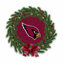 Cardinals - Az Holiday Wreath Shape Cut Pennant