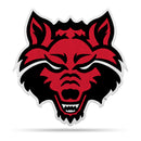 NCAA Arkansas State Red Wolves Classic Mascot Shape Cut Pennant - Home and Living Room Décor - Soft Felt EZ to Hang By Rico Industries
