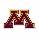 Minnesota University Shape Cut Primary Logo Pennant With Header Card