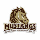 Southwest Minnesota Mustangs Felt Shape Cut Pennant - Primary Logo