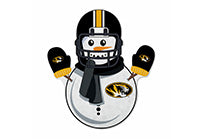 Missouri University Snowman Shape Cut Pennant