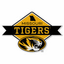 Missouri University Shape Cut Logo With Header Card - Diamond Design