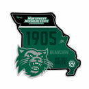 Northwest Missouri State 18" State Shape Cut Pennant
