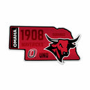 Nebraska - Omaha 18" State Shape Cut Pennant