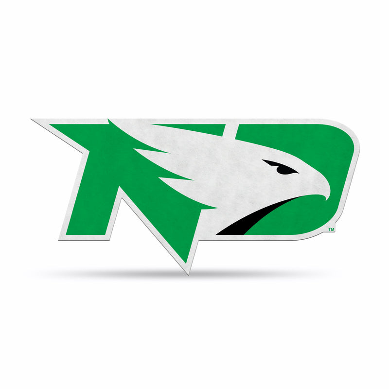 NCAA North Dakota Fighting Hawks Classic Team Logo Shape Cut Pennant - Home and Living Room Décor - Soft Felt EZ to Hang By Rico Industries