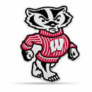 NCAA Wisconsin Badgers Classic Mascot Shape Cut Pennant - Home and Living Room Décor - Soft Felt EZ to Hang By Rico Industries