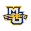 Marquette University Shape Cut Primary Logo Pennant With Header Card