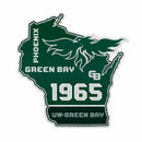 Wisconsin-Green Bay, University Of 18" State Shape Cut Pennant
