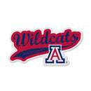Arizona University Shape Cut Logo With Header Card - Distressed Design
