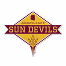 Arizona State Shape Cut Logo With Header Card - Diamond Design